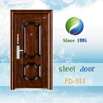 China Newest Develop and Design Single Steel Security Door (FD-513)